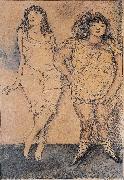 Jules Pascin Two lady painting